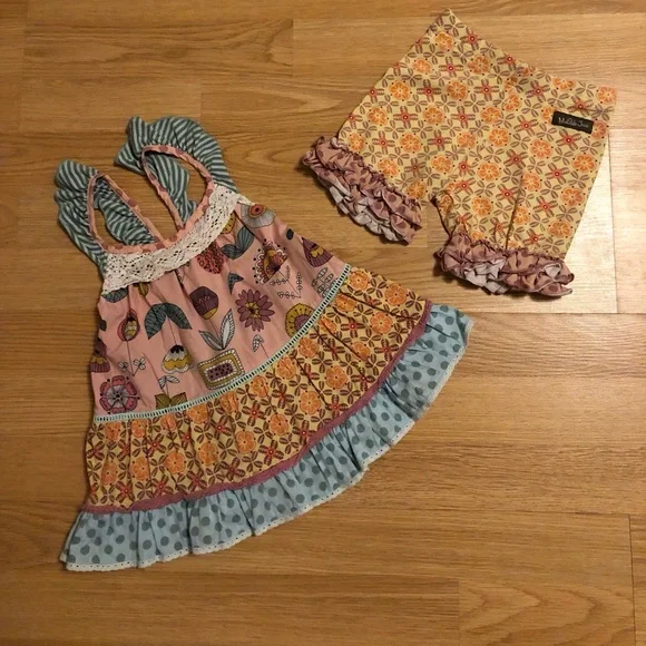 “Matilda Jane” 2pc set size 2/4 in EUC - Picture 1 of 10